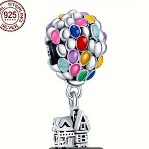 Silver Charm with Multicolor Ballon And House similar to the house in UP.